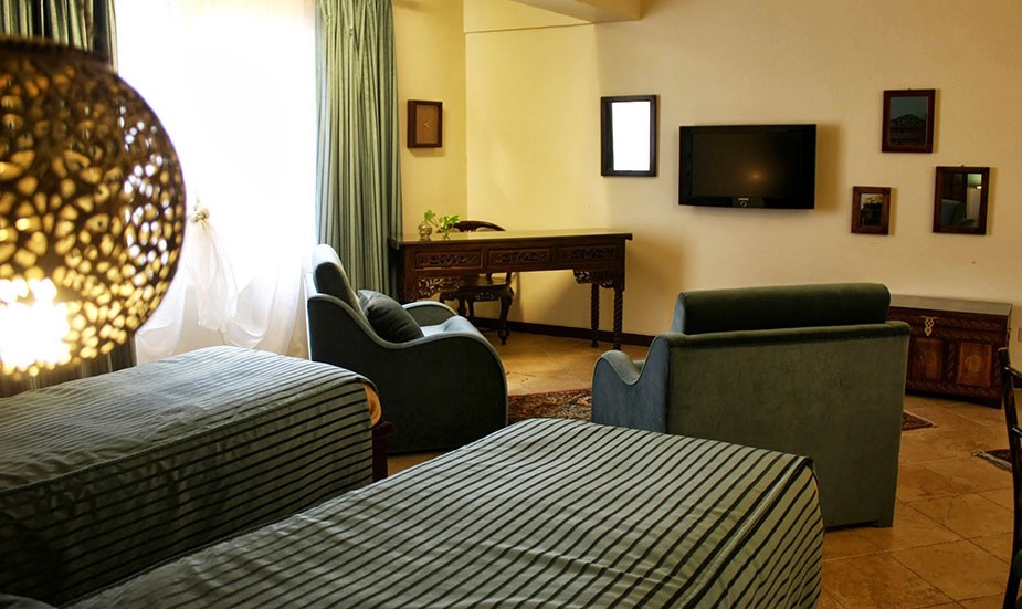 اتاق توئین هتل آپارتمان چهل پنجره اصفهان